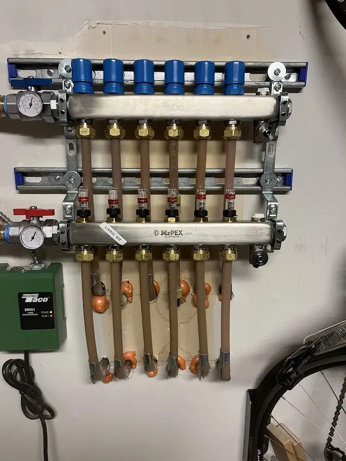 Plumber performing Leak Detection at a residential property in Matthews