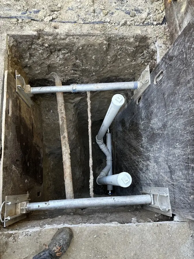 Experienced plumber completing Gas Line Repair work in Matthews